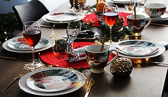 Propozycje nakrycia Świątecznego stołu - poczuj magię nadchodzących świąt
