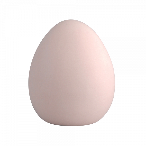 ALTOM DESIGN figurka jajko matowe różowe ozdoba na Wielkanoc 6,5x6,5x7,5 cm