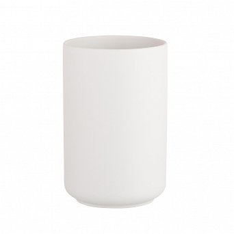 ALTOM DESIGN wazon ceramiczny 10x10x15 cm popielaty