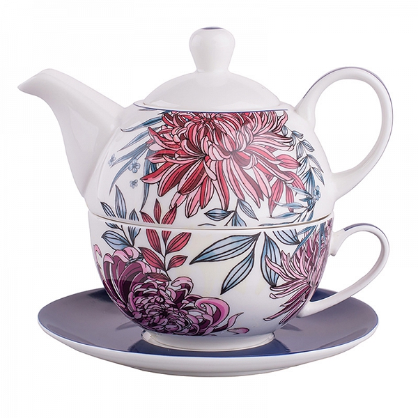 ALTOM DESIGN MARGO zestaw do herbaty porcelanowy TEA FOR ONE 