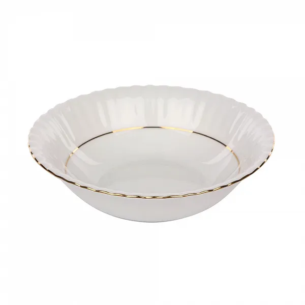 CHODZIEŻ IWONA ZŁOTY PASEK miseczka / salaterka okrągła porcelanowa 16cm