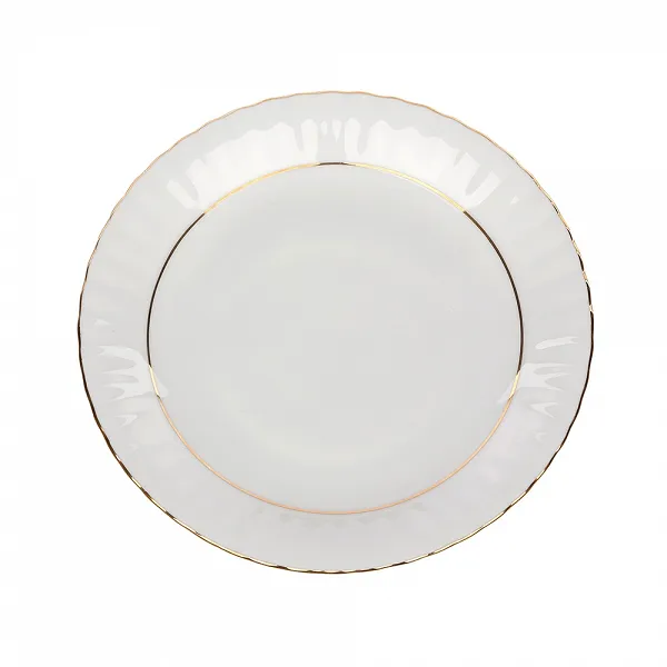 CHODZIEŻ IWONA ZŁOTY PASEK talerzyk deserowy porcelanowy 19cm