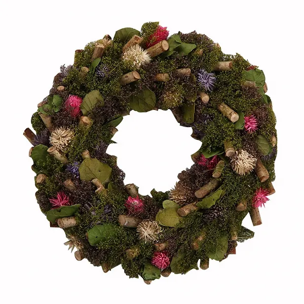 ALTOM DESIGN wianek dekoracja wielkanocna naturalny wiosenny 24x8cm