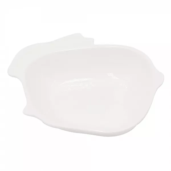 ALTOM DESIGN WIELKANOC półmisek / naczynie porcelanowe zajączek 17,5x14x4 cm