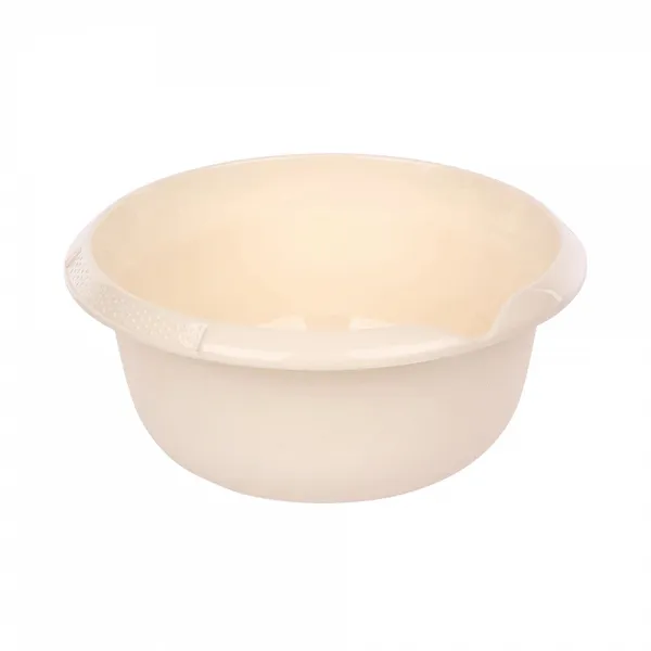 KEEEPER miska okrągła plastikowa z wylewką 20cm 1,5l kremowa