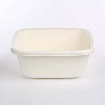 TONTARELLI plastikowa miska kwadratowa 38x38cm 14l kolor biały