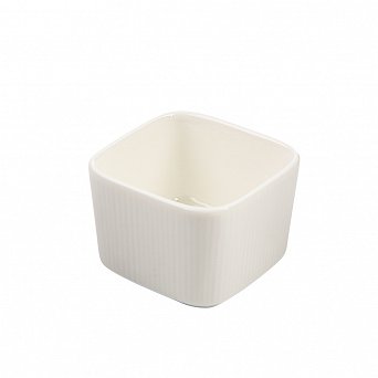 ALTOM DESIGN REGULAR kokilka małe naczynie do zapiekania porcelanowe 7,5cm kwadratowe