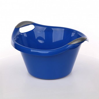 ARTGOS plastikowa miska / miednica z uchwytami 10l 37cm niebieska