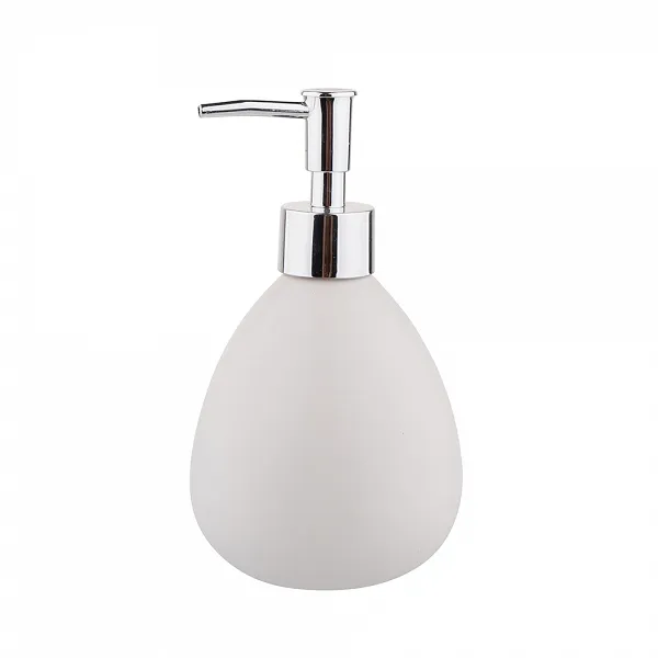 ALTOM DESIGN dozownik dolomitowy do mydła 320 ml kremowy