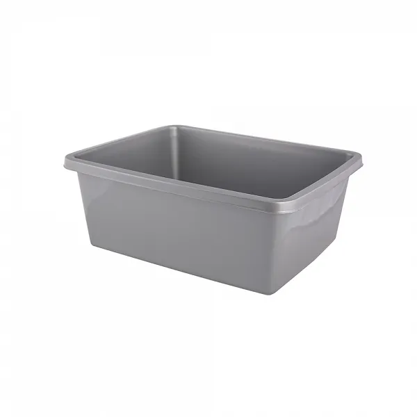 BENTOM prostokątna miska 33,7X26,8cm 8l srebrny