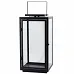 ALTOM DESIGN latarenka / lampion / latarnia metalowa czarna 22,5x22x43 cm