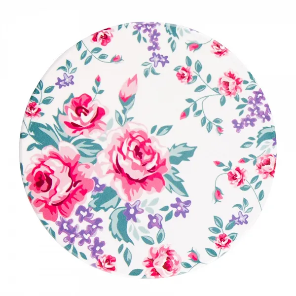 ALTOM DESIGN CHARLOTTA podstawka / podkładka ceramiczna pod garnek 20 cm jasny wzór