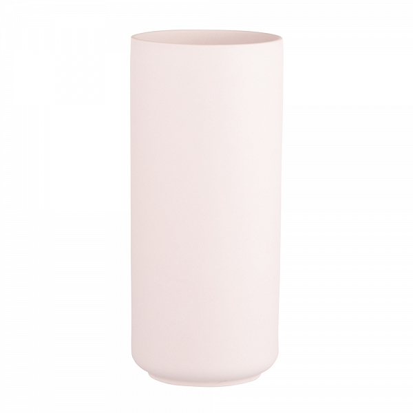 ALTOM DESIGN wazon ceramiczny 11x11x25 cm pudrowy róż