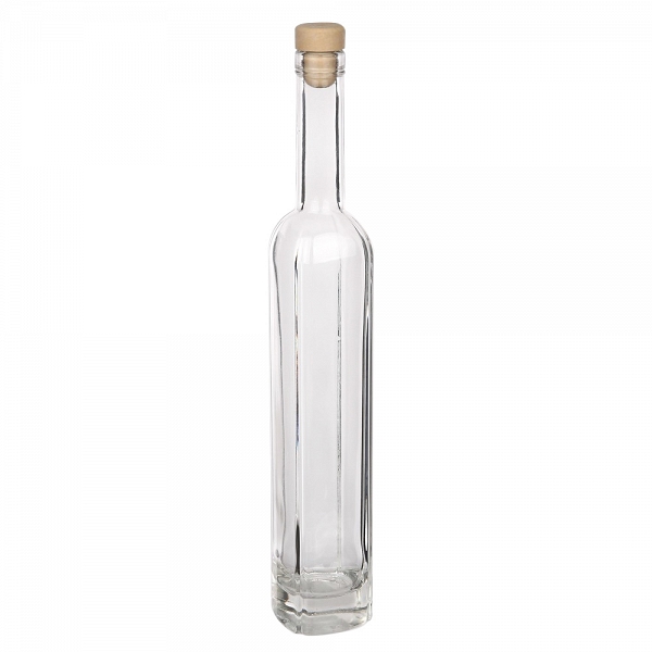 HRASTNIK GORDON butelka szklana do nalewki / oliwy 500ml kwadratowa z korkiem