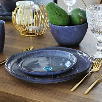 ALTOM DESIGN REACTIVE FIOLET porcelanowy talerz deserowy 18 cm