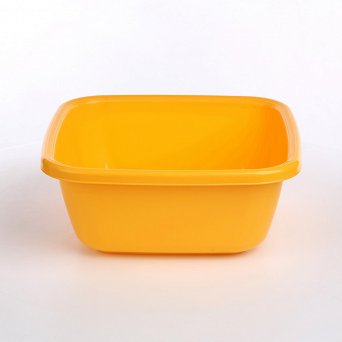 TONTARELLI plastikowa miska kwadratowa 30x30cm 6l kolor żółty
