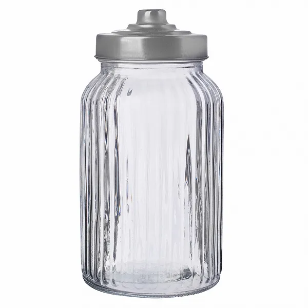 ALTOM DESIGN słoik / pojemnik na produkty sypkie z metalową pokrywką 1250ml