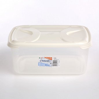 TONTARELLI NUVOLA FRIGO pojemnik do przechowywania żywności z białą pokrywką 6,8L 