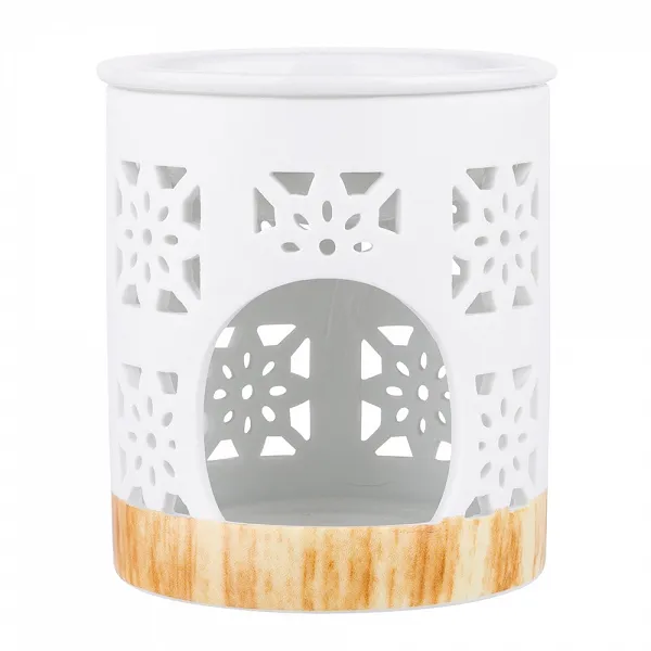 ALTOM DESIGN Porcelanowy kominek zapachowy kwadraty 10x11cm