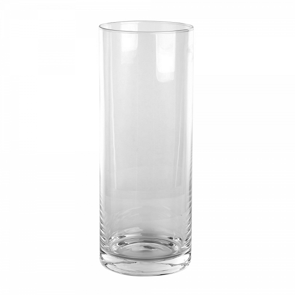 EDWANEX ozdobny wazon cylinder na kwiaty lub jako świecznik 15x40cm szklany