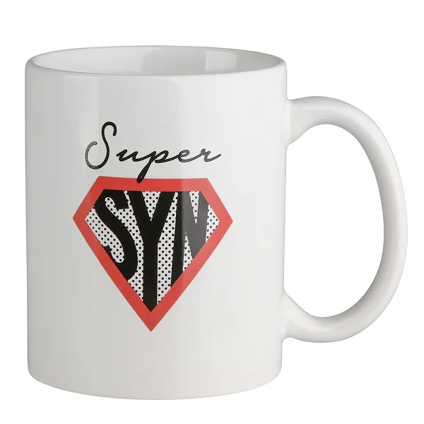 ALTOM DESIGN SUPER SYN kubek z napisem 320ml