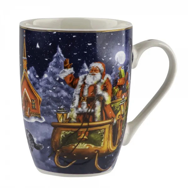 ALTOM DESIGN CHRISTMAS STORY kubek porcelanowy na Boże Narodzenie 300 ML DEK. A
