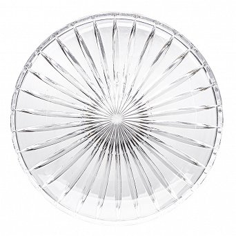 ALTOM DESIGN VENUS szklany talerz / patera na ciasto / owoce 25 cm