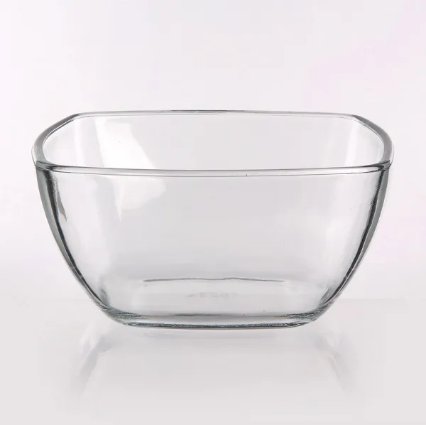 ALTOM DESIGN miska szklana kwadratowa 1,6l 18x8,5cm