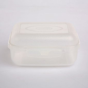 TONTARELLI FILL BOX pojemnik hermetycznie zamykany na żywność 0,5L transparentny biały