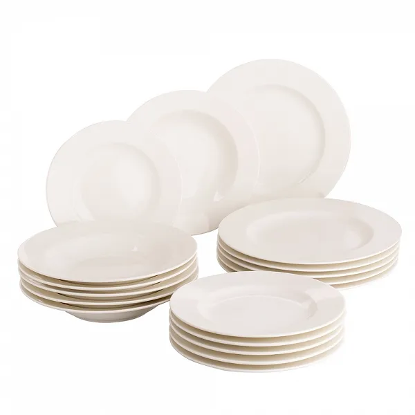 MARIAPAULA ECRU komplet obiadowy na 12 osób porcelanowy 36 el.