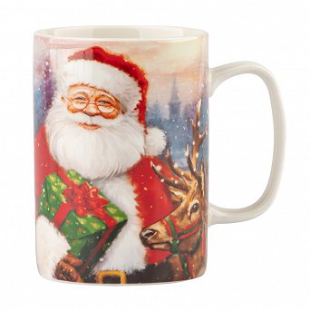 ALTOM DESIGN CHRISTMAS STORY kubek świąteczny porcelanowy do kawy i herbaty 300 ml DEK. D