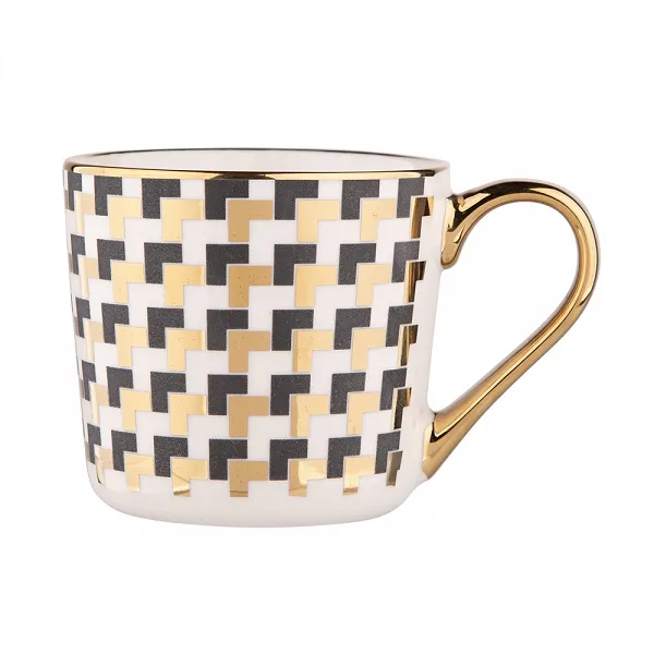 ALTOM DESIGN Palazzo kubek porcelanowy stożek 250 ml dek. IV
