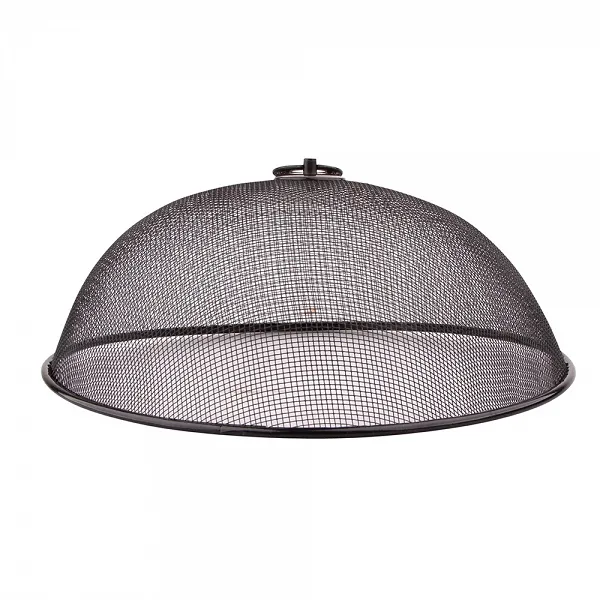 ALTOM DESIGN Siatka / osłona metalowa na owoce śr.28cm czarna