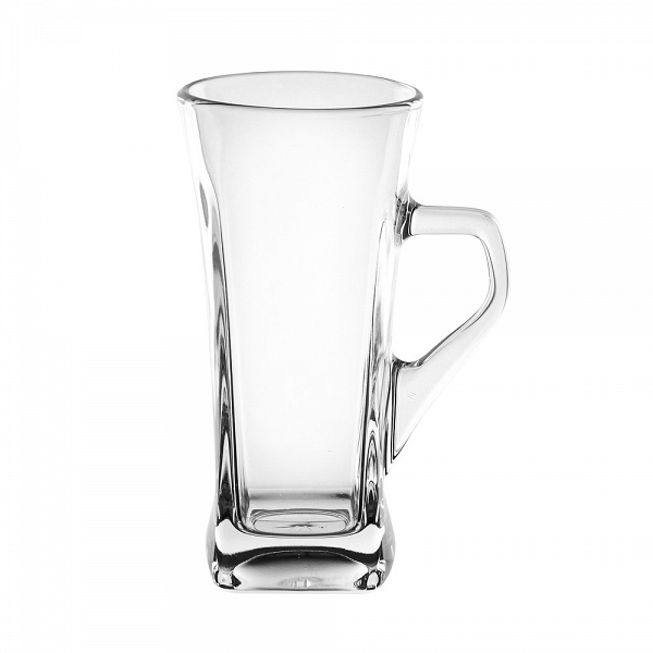 HRASTNIK GEO szklanka z uchwytem / kubek szklany wysoki 330ml
