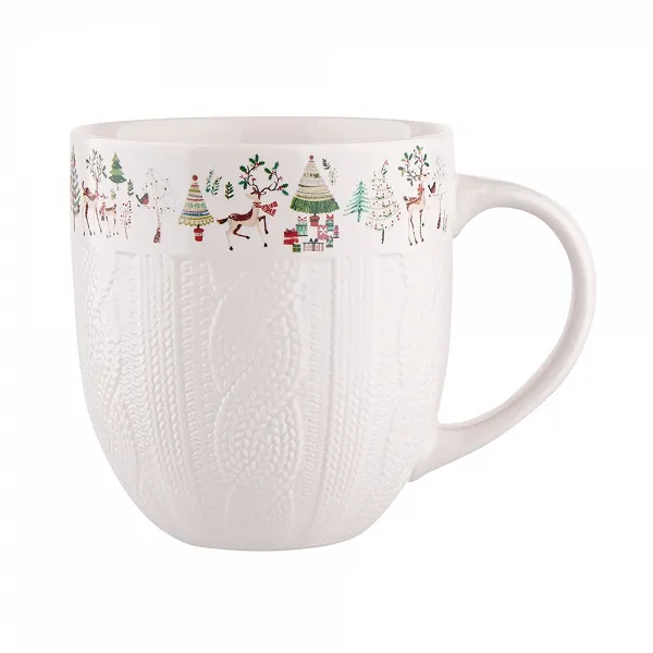 ALTOM DESIGN XMAS TREE kubek porcelanowy świąteczny 500 ml