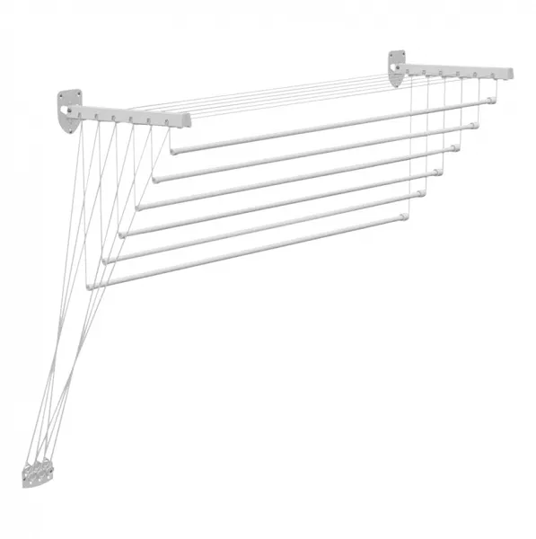 GIMI LIFT suszarka łazienkowa sufitowa/ścienna 6 prętowa 120cm