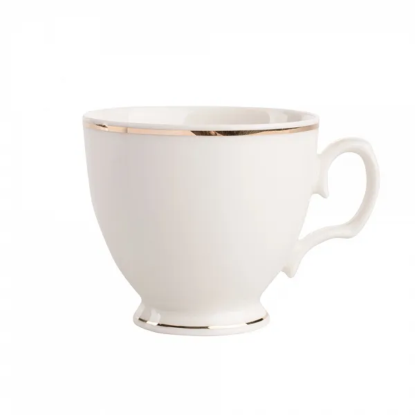 MARIAPAULA ECRU ZŁOTA LINIA filiżanka porcelanowa do kawy 220ml