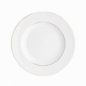 MARIAPAULA ZŁOTA LINIA talerz obiadowy porcelanowy 20cm
