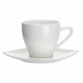 ALTOM DESIGN REGULAR porcelanowa filiżanka do kawy 200ml ze spodkiem w opasce