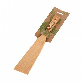 PRACTIC łopatka kuchenna drewniana idealna do naleśników z dekoracyjnym listkiem