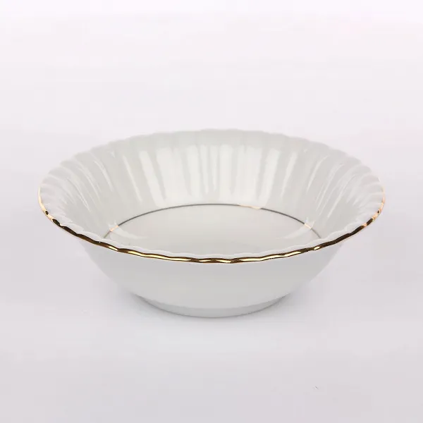 CHODZIEŻ IWONA ZŁOTY PASEK miseczka / salaterka okrągła porcelanowa 13cm