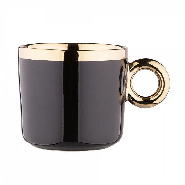 ALTOM DESIGN Palazzo kubek porcelanowy 350 ml czarny