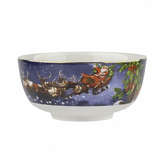 ALTOM DESIGN CHRISTMAS STORY miska porcelanowa na Boże Narodzenie 13,5 cm 400 ml