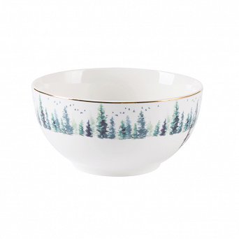 ALTOM DESIGN MISTY FOREST miska porcelanowa dekoracja święta Boże Narodzenie 14 cm 520 ml