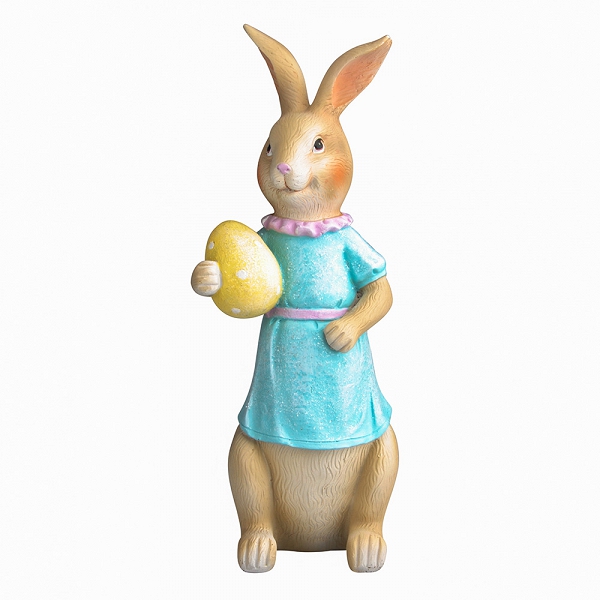 ALTOM DESIGN figurka ozdobna na Wielkanoc Pani Zając 8x7,5x21,5 cm