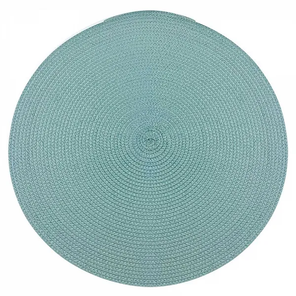 ALTOM DESIGN mata słomkowa / podkładka 38cm błękitna mięta