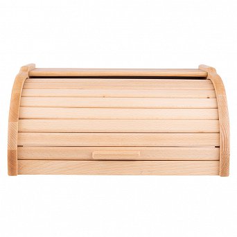 ALBATROS chlebak drewniany z żaluzją drewniany duży jasne drewno 39x29x18 cm
