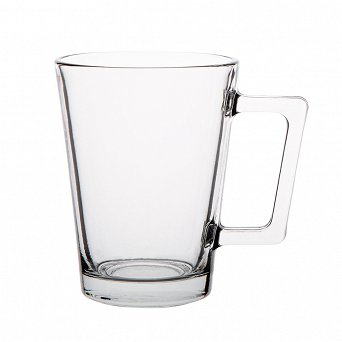 ALTOM DESIGN LIZBONA kubek szklany / szklanka do kawy i herbaty 270ml