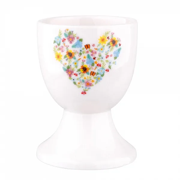 ALTOM DESIGN FOLK porcelanowy kieliszek do jajka dek II