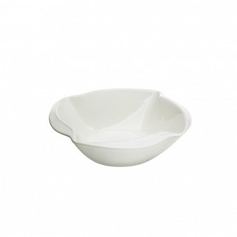 ALTOM DESIGN REGULAR porcelanowa salaterka / miska kształt "ścięty kwadrat" 10,5cm